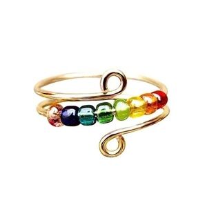 Stainless Steel Rotatable Spinner Ring